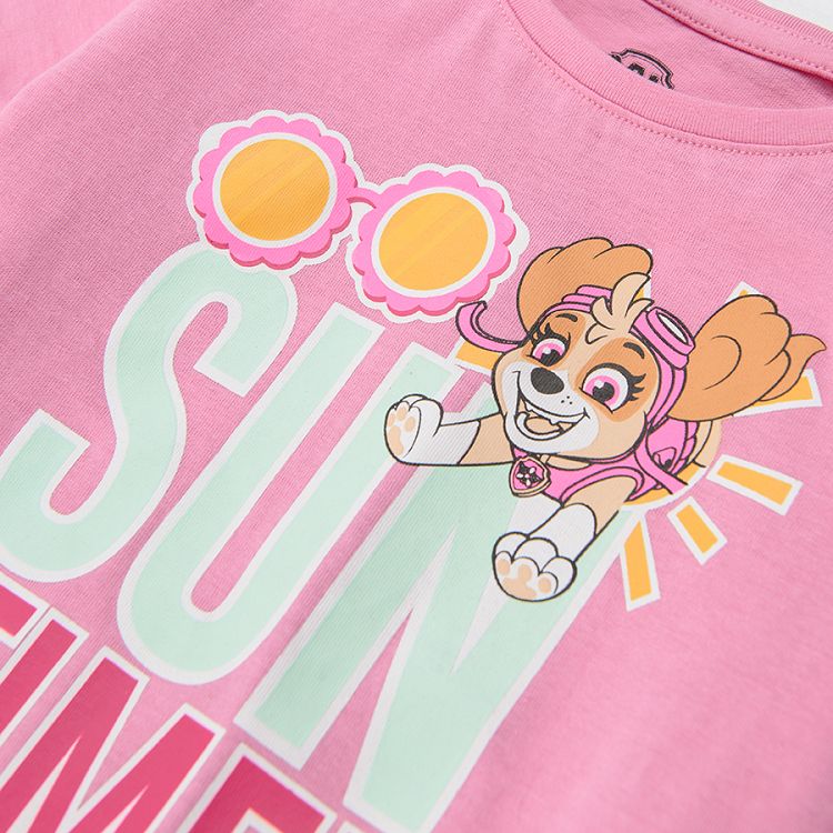 Paw Patrol short sleeve blouse with fringes