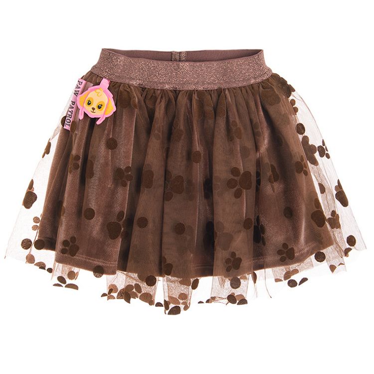 Brown paws skirt