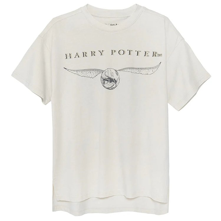Μπλούζα κοντομάνικη μπεζ με στάμπα Harry Potter
