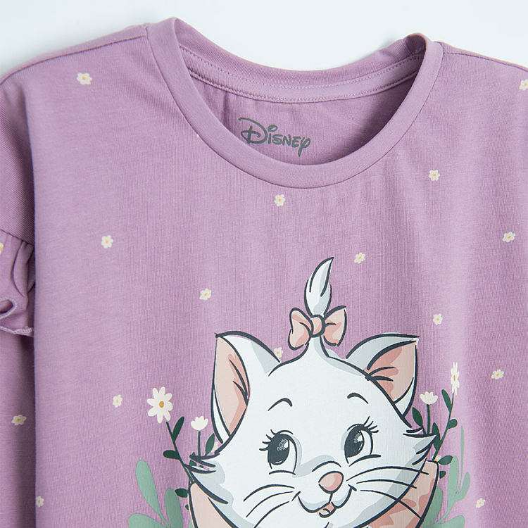 Marie Aristocat violet long sleeve blouse