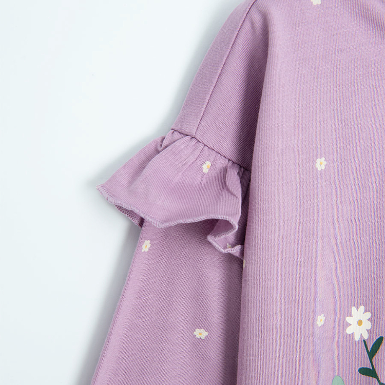 Marie Aristocat violet long sleeve blouse