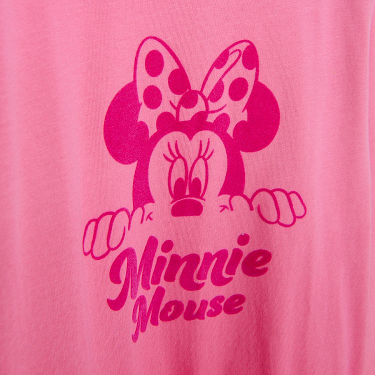 Minnie Mouse pink long sleeve dress