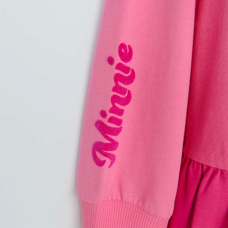 Minnie Mouse pink long sleeve dress