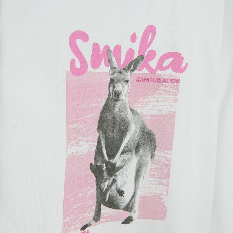 Smika white long sleeve blouse