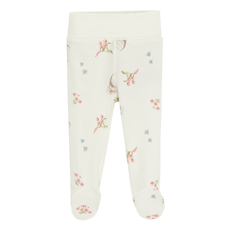Dumbo the Elephant pink wrap long sleeve bodysuit, footed leggings, long sleeve footed overall and hat- 4 pieces