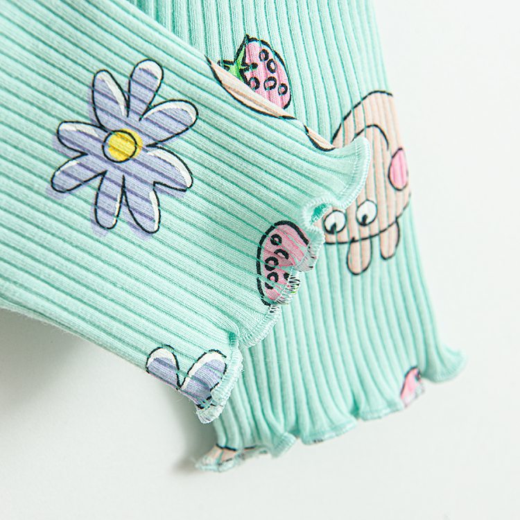 Peppa Pig light blue leggings