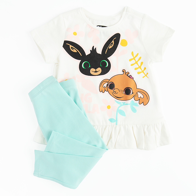 Bing Bunny set, T-shirt and leggings- 2 pieces