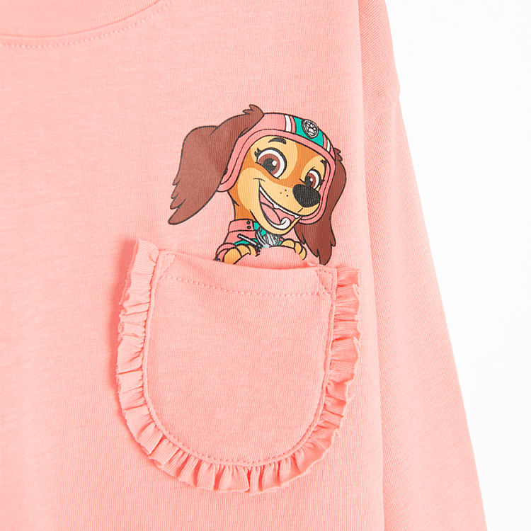 paw Patrol pink and purple blouses- 3 pack