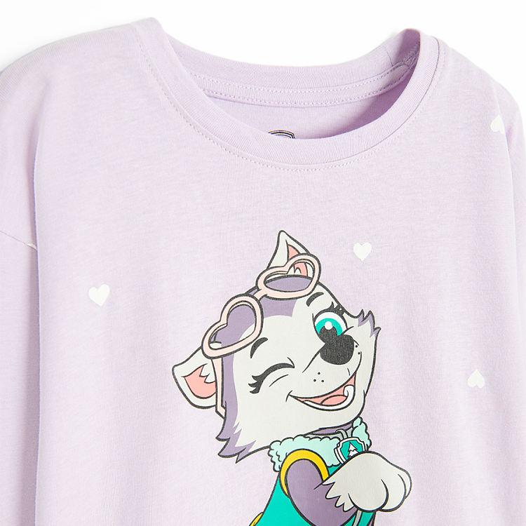 paw Patrol pink and purple blouses- 3 pack