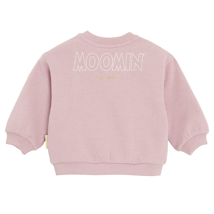 Ζακέτα ροζ με φερμουάρ MOOMINS