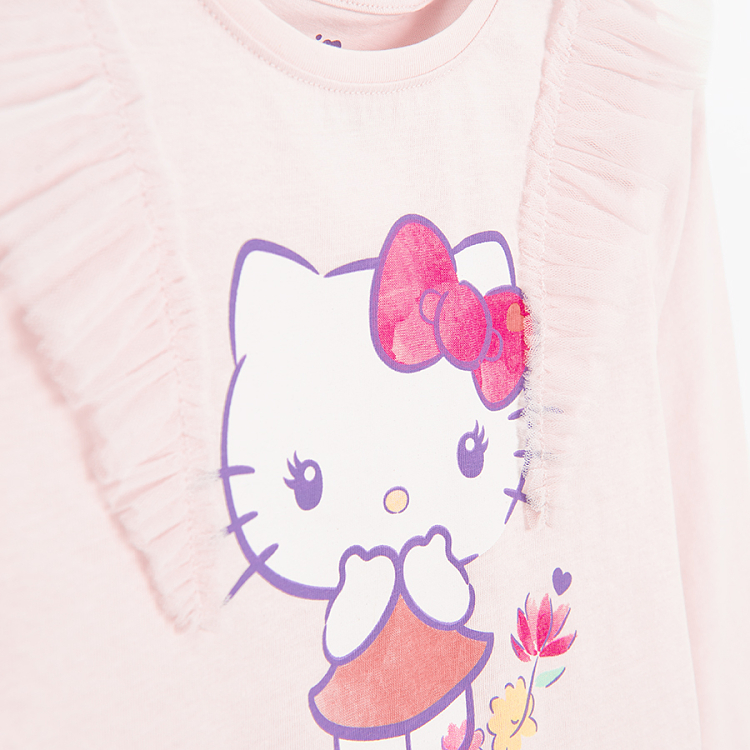Μπλούζα ροζ μακρυμάνικη HELLO KITTY