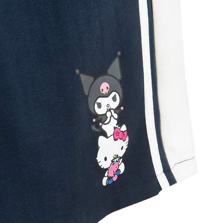 Παντελόνι φόρμα καμπάνα μπλε σκούρο HELLO KITTY