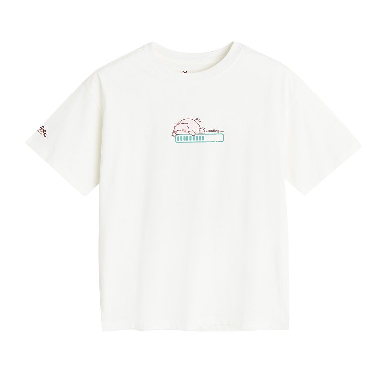 T-shirt PEMPE THE PINK CAT