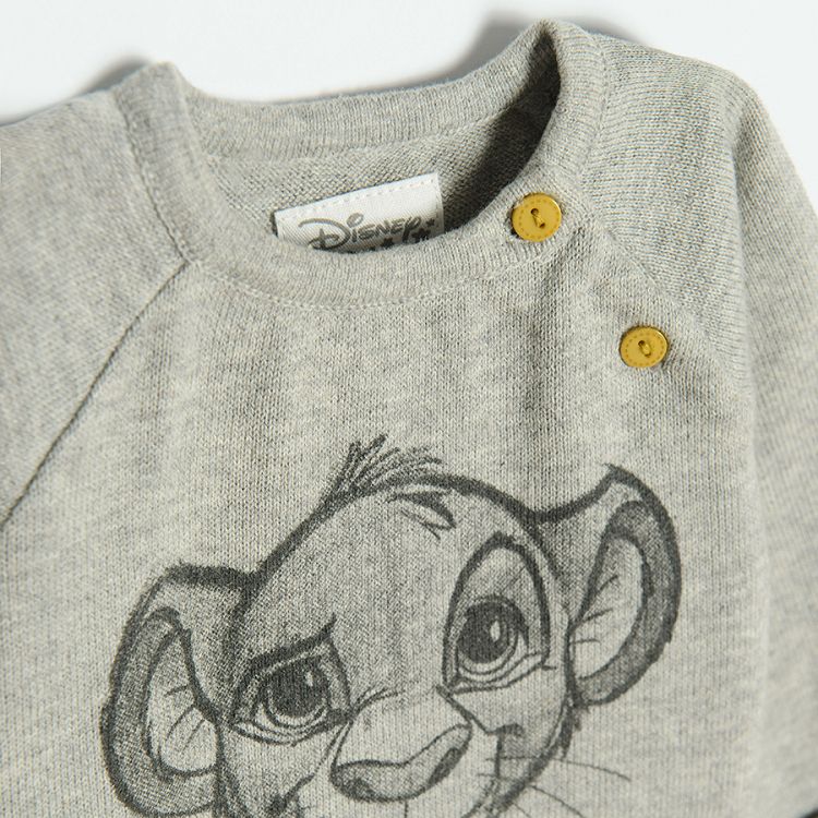 Grey melange Simba sweatshirt