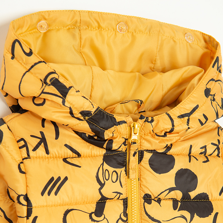 Μπουφάν 3 σε 1 μπλε και κίτρινο με στάμπα MICKEY MOUSE DISNEY