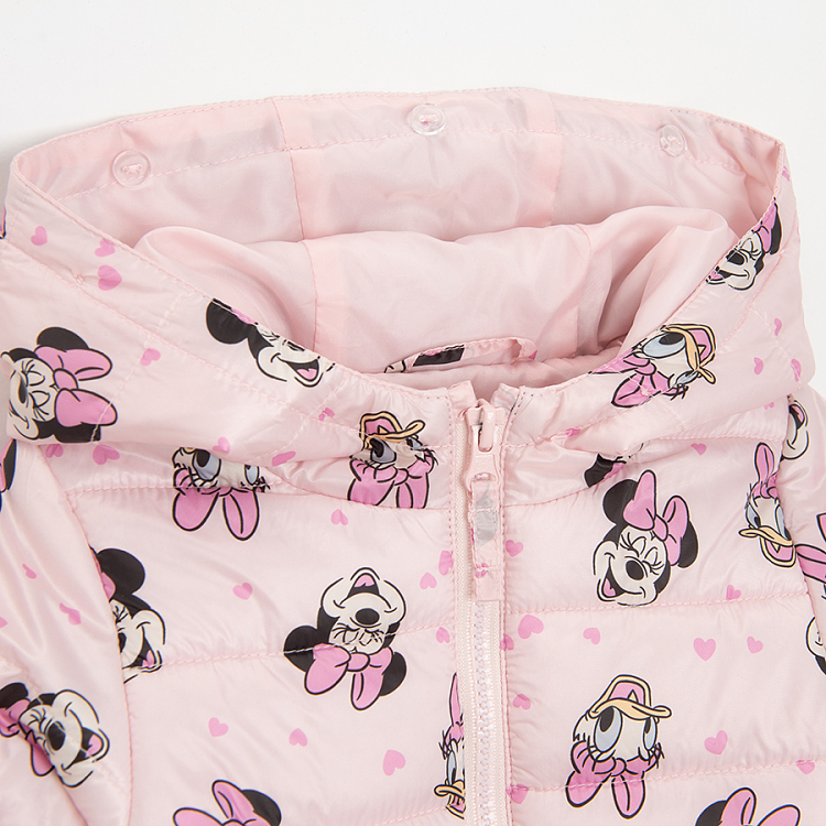 Μπουφάν 3 σε 1 ροζ με στάμπα MINNIE MOUSE DAISY DUCK DISNEY