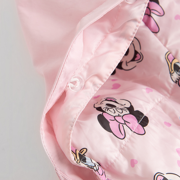 Μπουφάν 3 σε 1 ροζ με στάμπα MINNIE MOUSE DAISY DUCK DISNEY