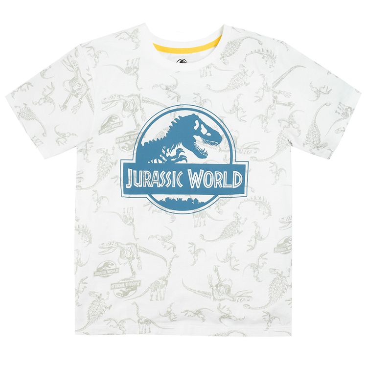 Πυτζάμες σετ μπλούζα κοντομάνικη και σορτς με στάμπα Jurassic World