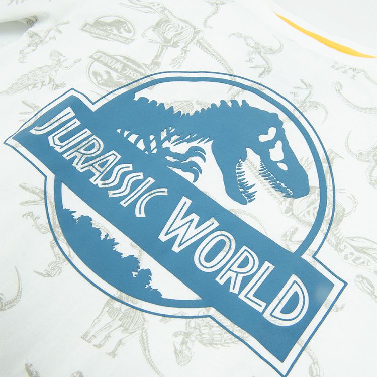 Πυτζάμες σετ μπλούζα κοντομάνικη και σορτς με στάμπα Jurassic World