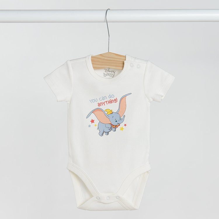 Dumbo short sleeve bodysuits - 3 pack