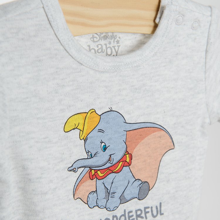 Dumbo short sleeve bodysuits - 3 pack