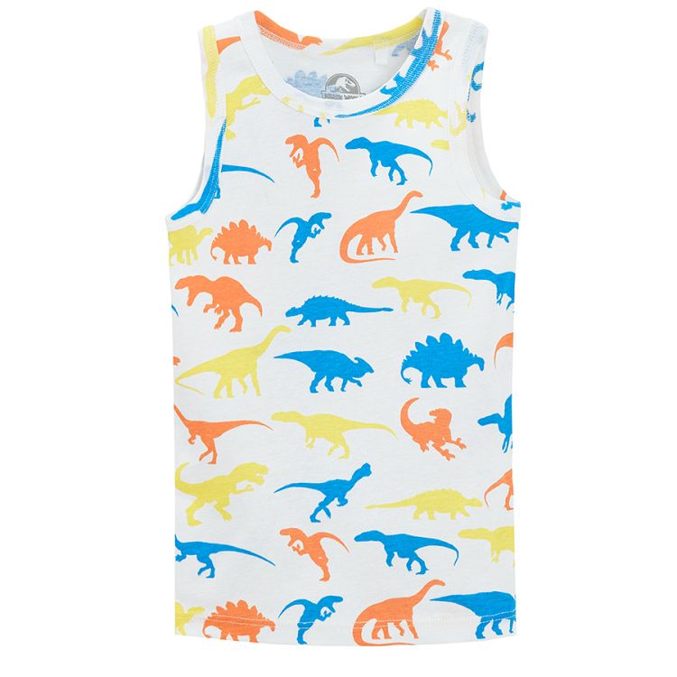 Jurrassic Park sleeveless vests- 3 pack