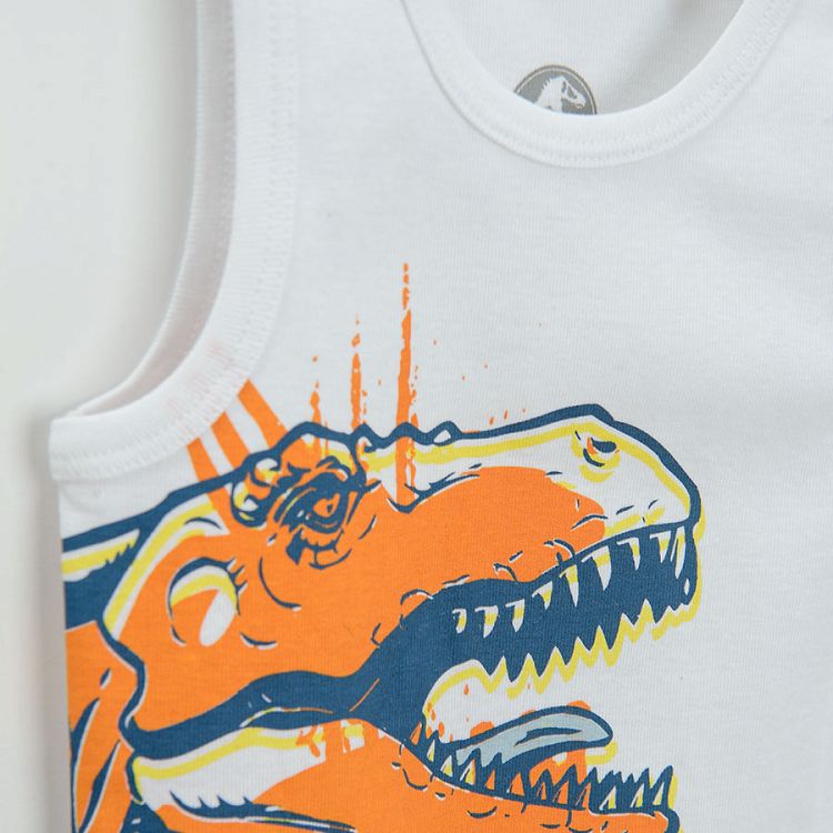 Jurrassic Park sleeveless vests- 3 pack