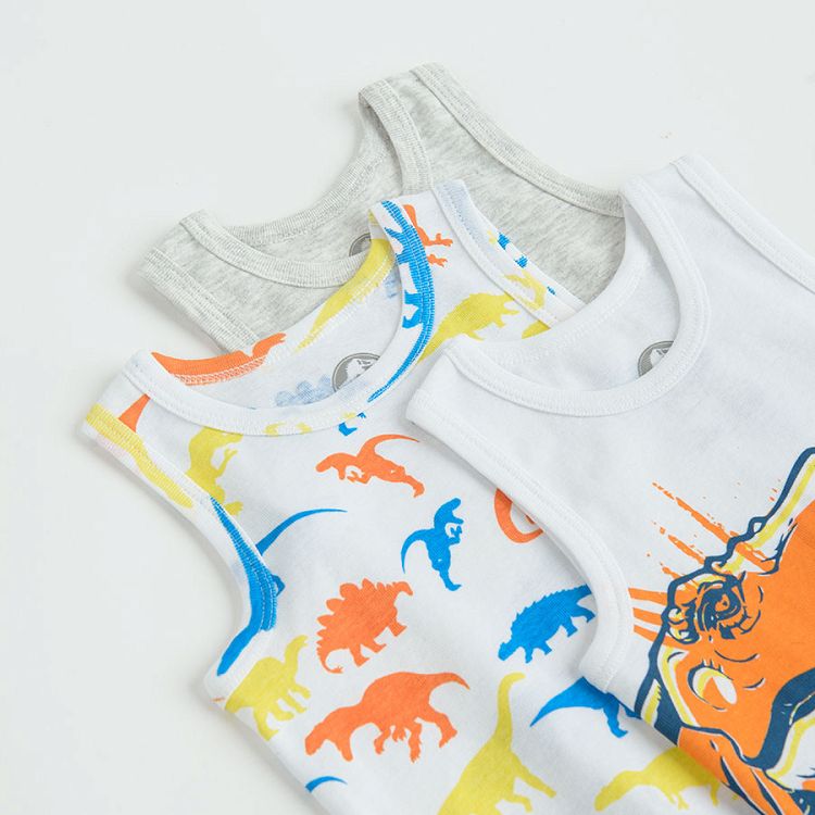 Jurrassic Park sleeveless vests- 3 pack