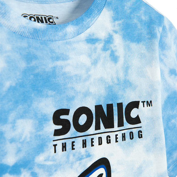 Πυτζάμα μπλε κοντομάνικη SONIC