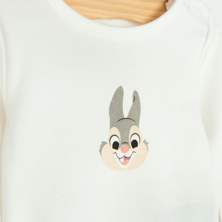 Minnie Mouse, Daisy Duck, Bags Bunny long sleeve bodysuits- 3 pack