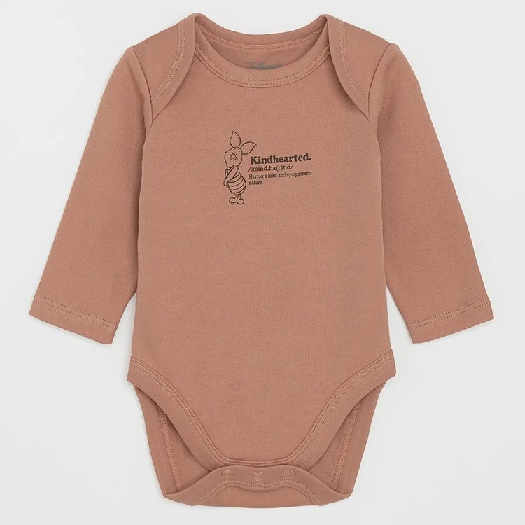 Winnie the Pooh long sleeve bodysuits- 5 pack