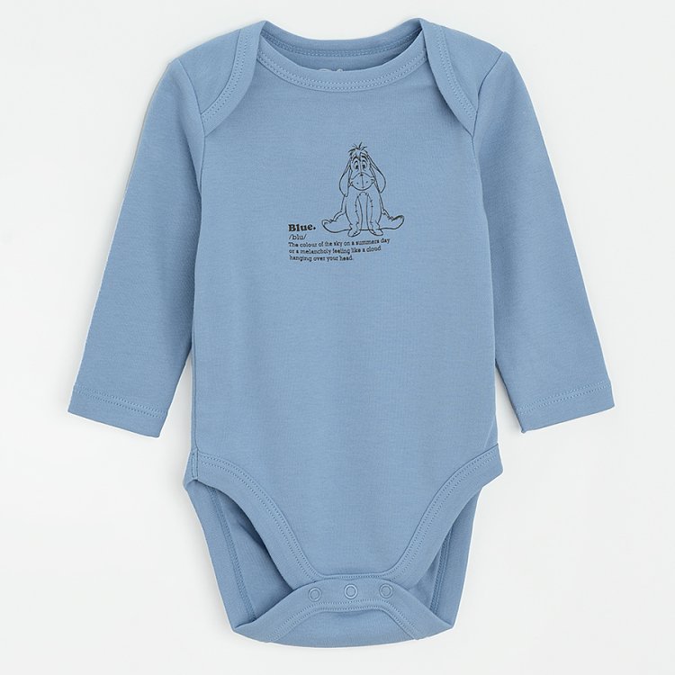 Winnie the Pooh long sleeve bodysuits- 5 pack