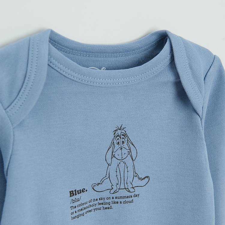 Winnie the Pooh long sleeve bodysuits- 5 pack
