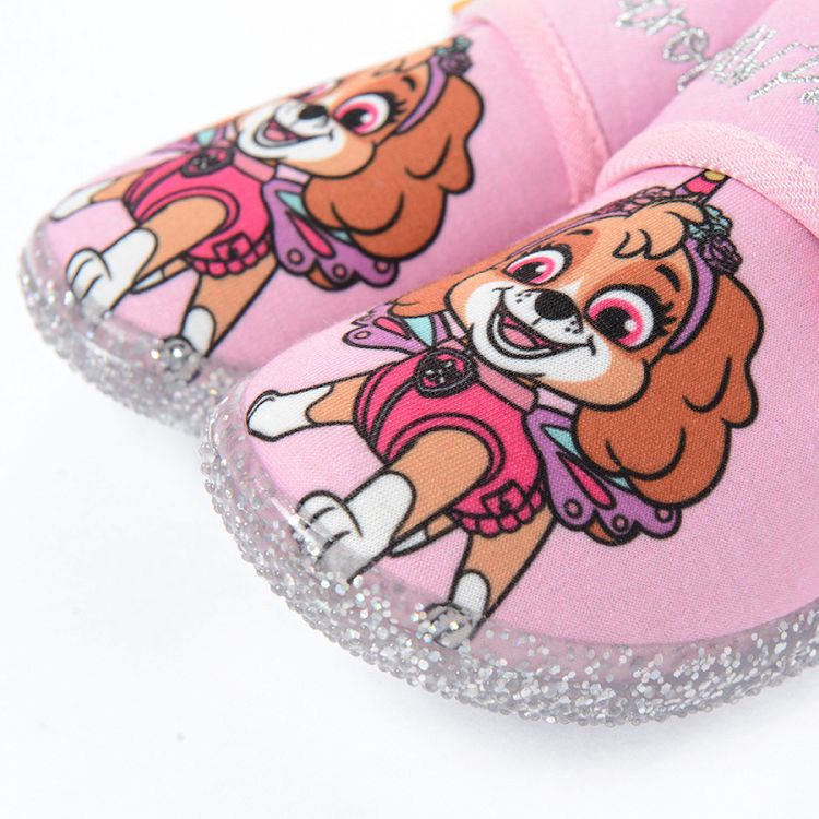 Paw Patrol light pink slippers