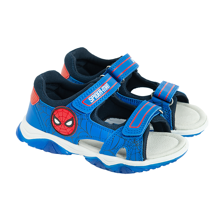 Spiderman blue sandals