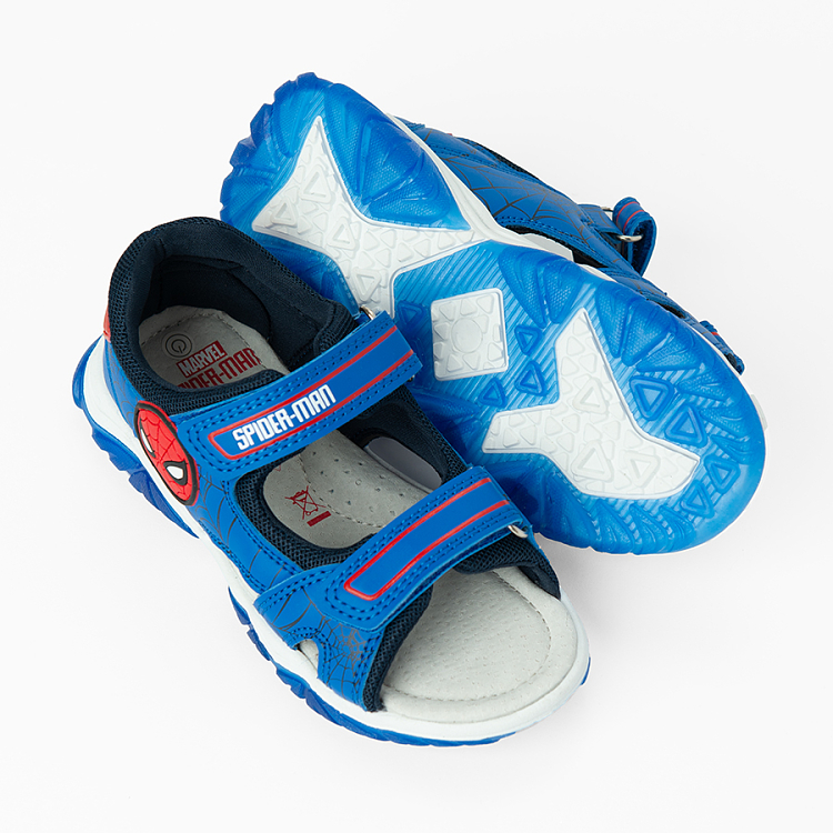 Spiderman blue sandals