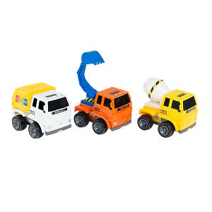 Set 3 construction vehicles