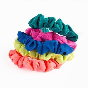 Colorful scrunchies