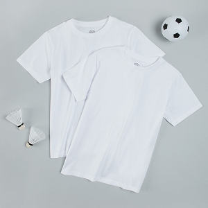 White short sleeve T-shirts- 2 pack