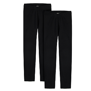 Black leggings - 2 pack