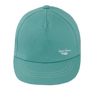 Καπέλο τζόκεϊ πράσινο με στάμπα HAVE SOME FUN