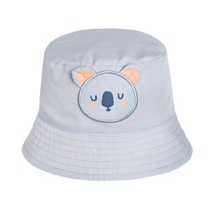 Light grey fisherman hat with Koala print