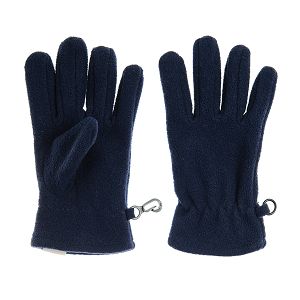 Γάντια φλις σκούρο μπλε