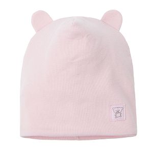 Pink cap with small ears