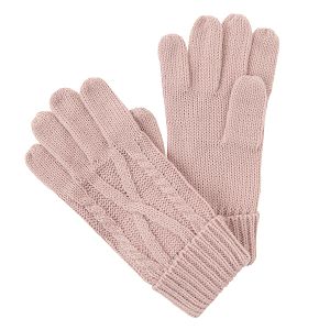 Pink knot gloves