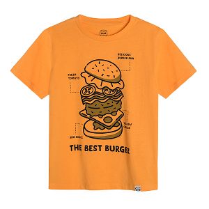 Μπλούζα κοντομάνικη με σχέδιο burger