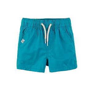 Blue shorts with cord