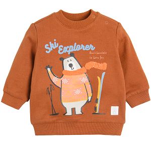Brown bear sweatshirt