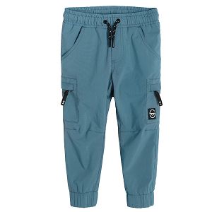 Blue cargo pants