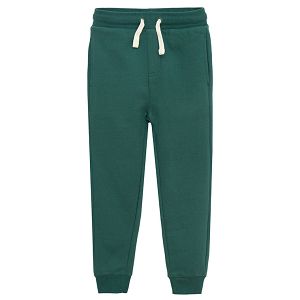 Dark green jogging pants